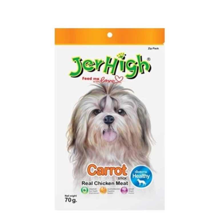 ขนมสุนัข Jerhigh Stick Real Chicken Meat – Carrot