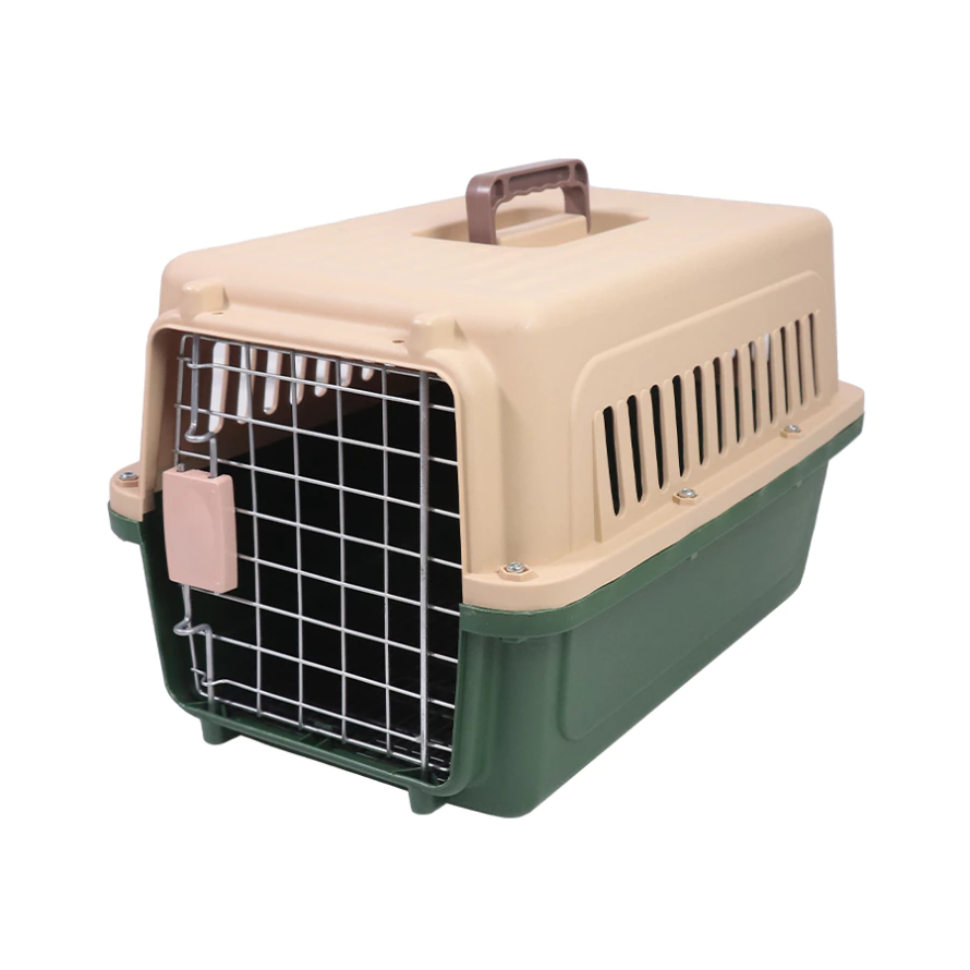 Pet Carrier – Brown/Green