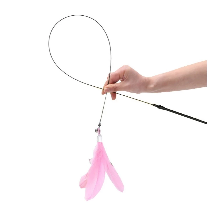 ของเล่นแมวสีชมพู