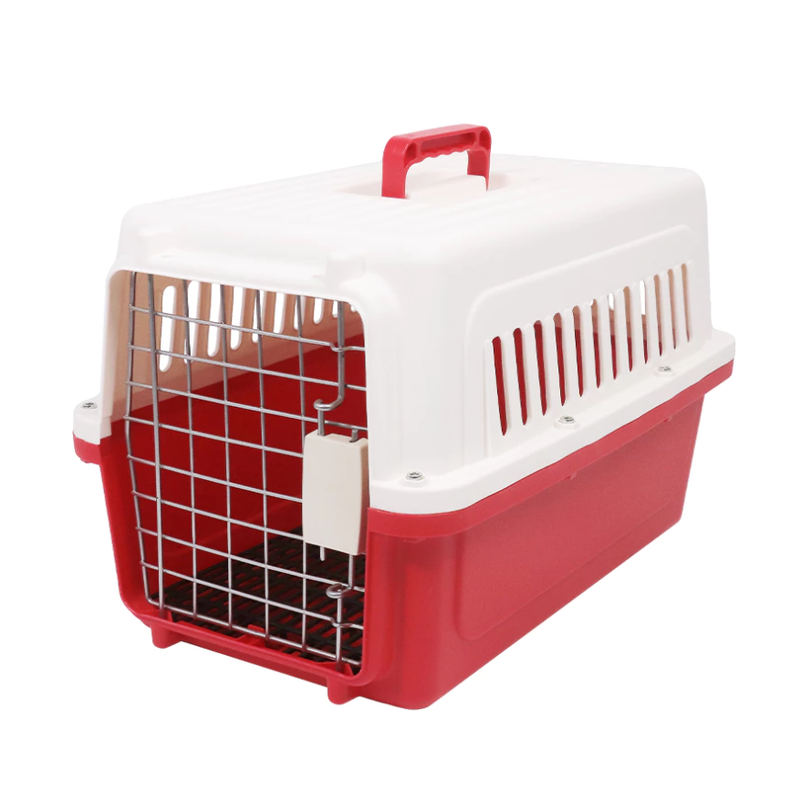 Pet Carrier – White/Red