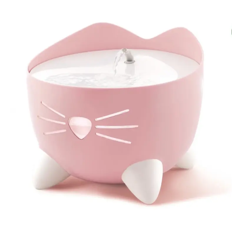 Catit PIXI Fountain – น้ำพุสัตว์เลี้ยง น้ำพุแมว รุ่น PIXI สีชมพู