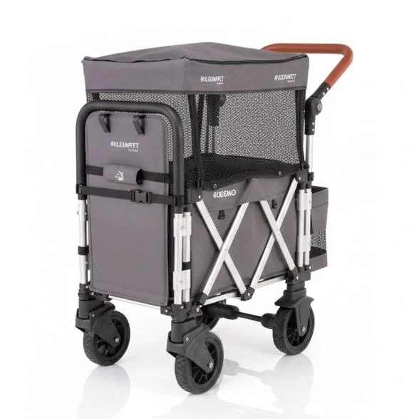 รถเข็นสัตว์เลี้ยง BERND BLOOM PET NANO MK.2 - สีเทา
